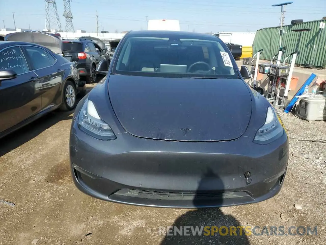 5 Photograph of a damaged car 7SAYGDEE2NF389987 TESLA MODEL Y 2022