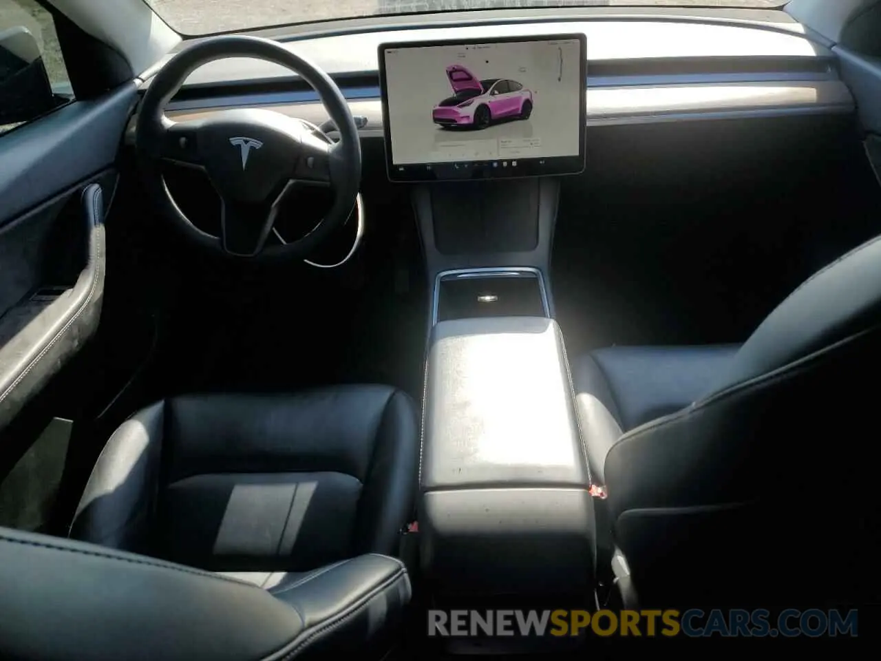 8 Photograph of a damaged car 7SAYGDEE2NF389987 TESLA MODEL Y 2022