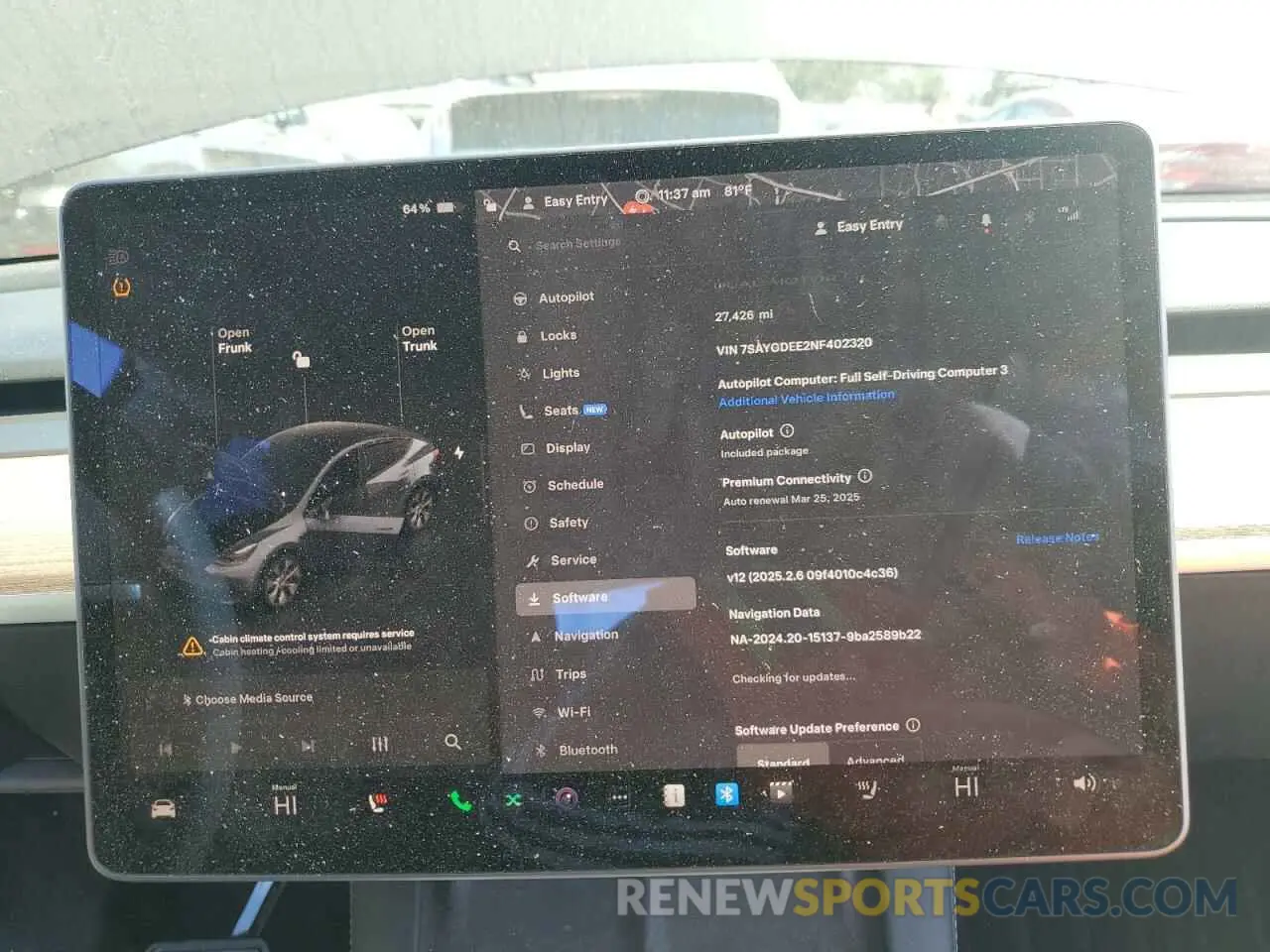 9 Photograph of a damaged car 7SAYGDEE2NF402320 TESLA MODEL Y 2022