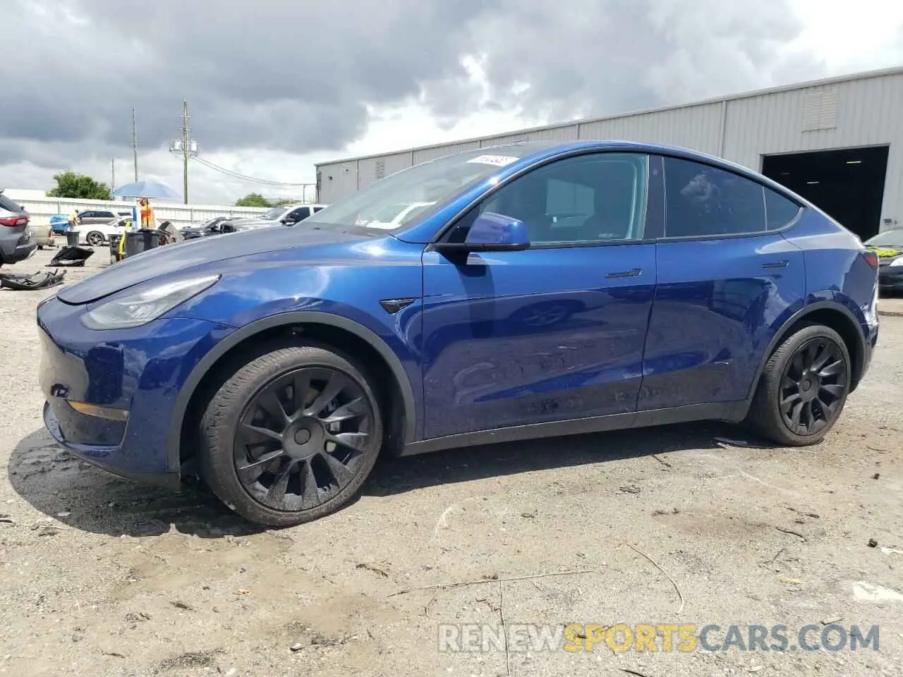 1 Фотография поврежденного автомобиля 7SAYGDEE2NF437813 TESLA MODEL Y 2022