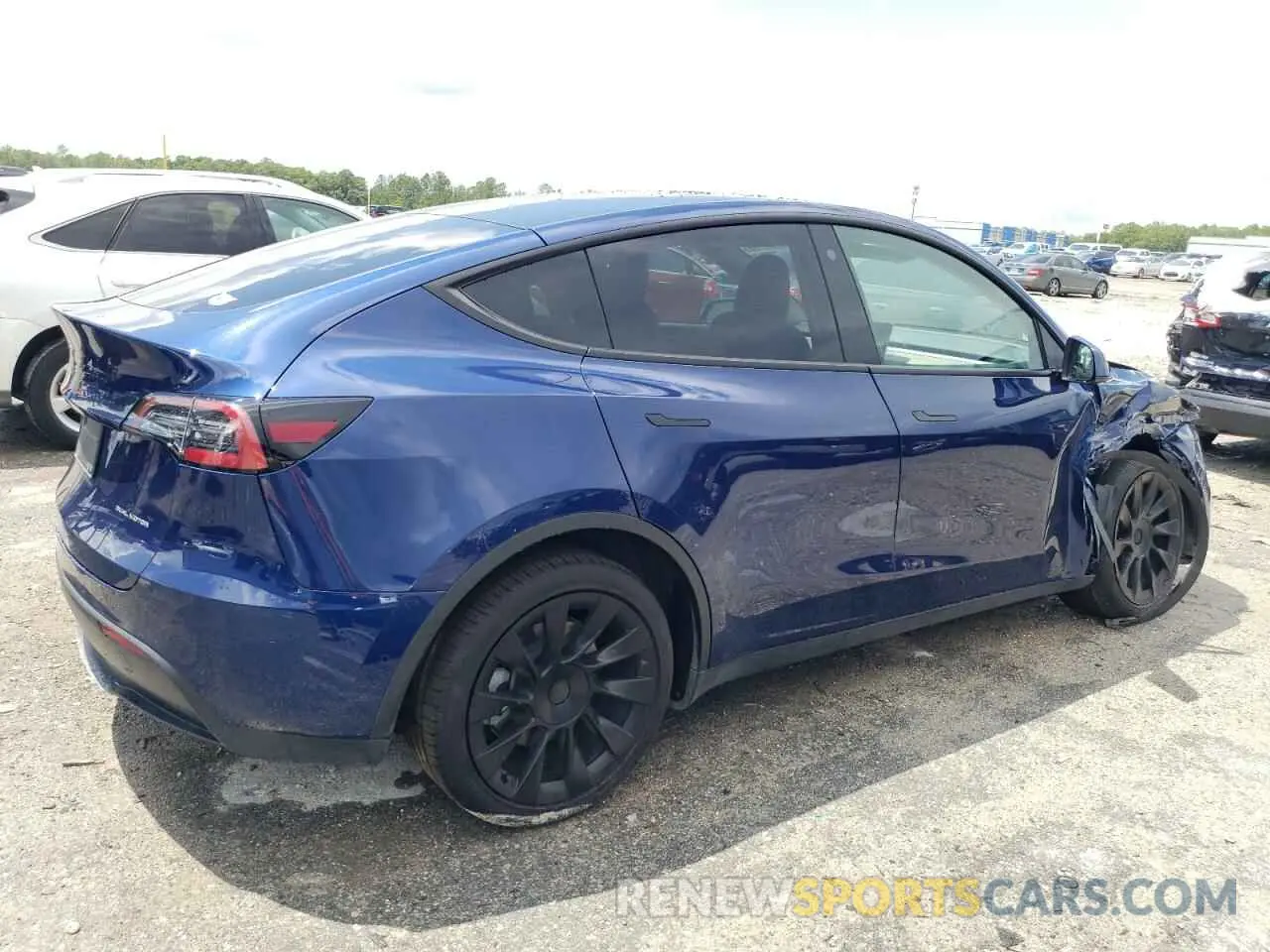 3 Фотография поврежденного автомобиля 7SAYGDEE2NF437813 TESLA MODEL Y 2022