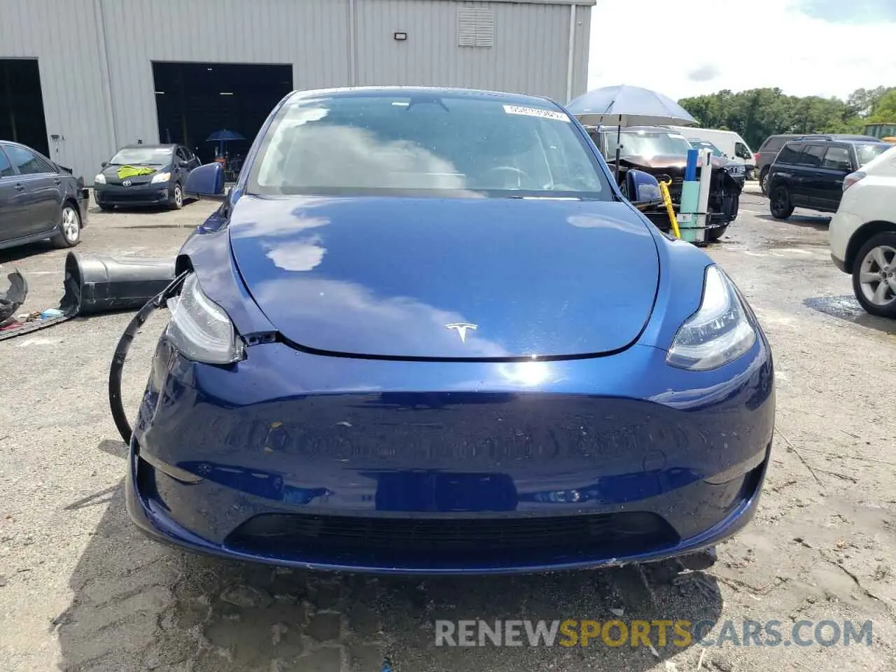 5 Фотография поврежденного автомобиля 7SAYGDEE2NF437813 TESLA MODEL Y 2022