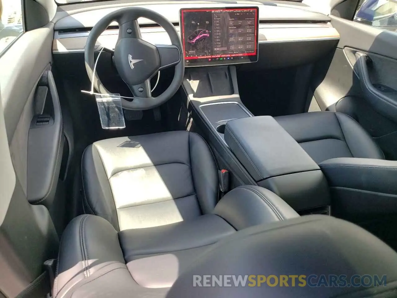 8 Фотография поврежденного автомобиля 7SAYGDEE2NF437813 TESLA MODEL Y 2022