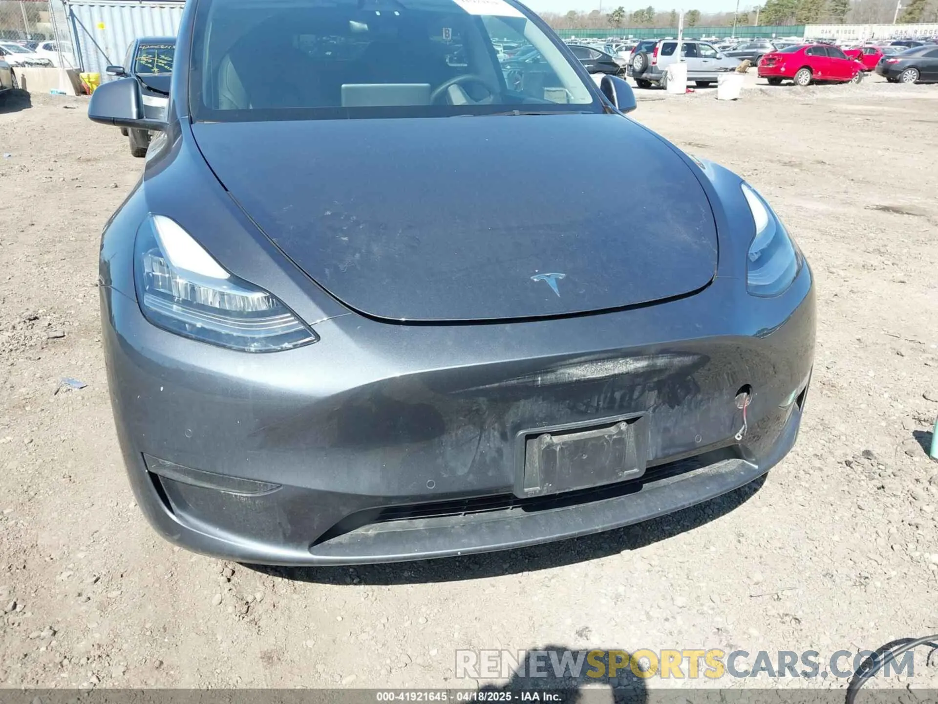 6 Photograph of a damaged car 7SAYGDEE2NF460945 TESLA MODEL Y 2022