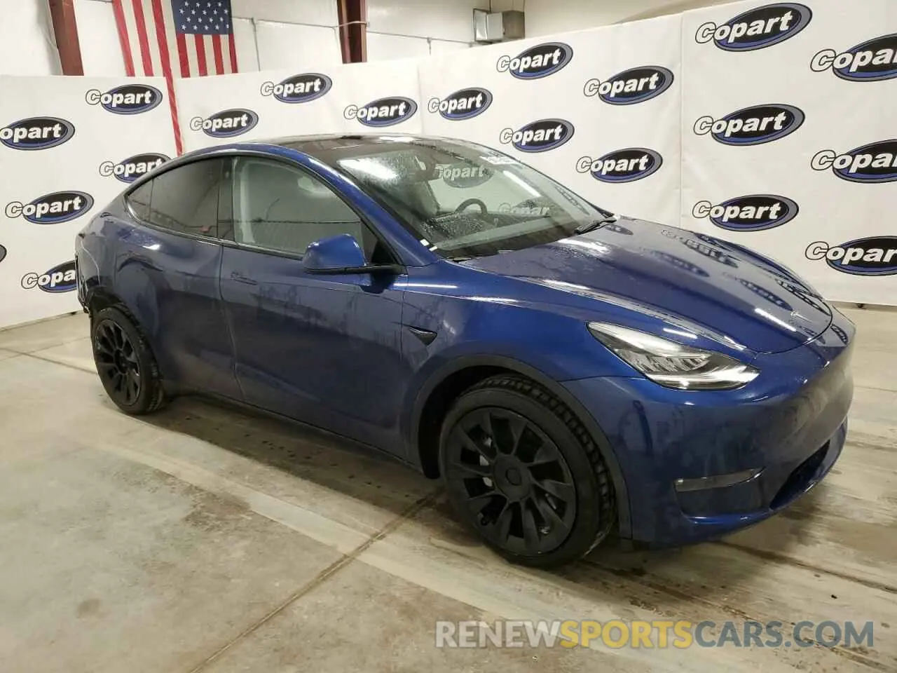 4 Photograph of a damaged car 7SAYGDEE2NF481245 TESLA MODEL Y 2022