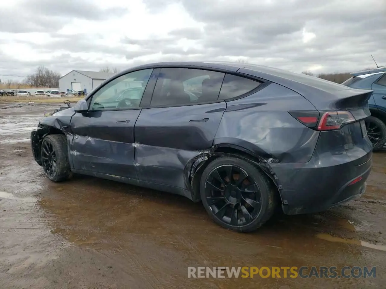 2 Фотография поврежденного автомобиля 7SAYGDEE2NF481388 TESLA MODEL Y 2022