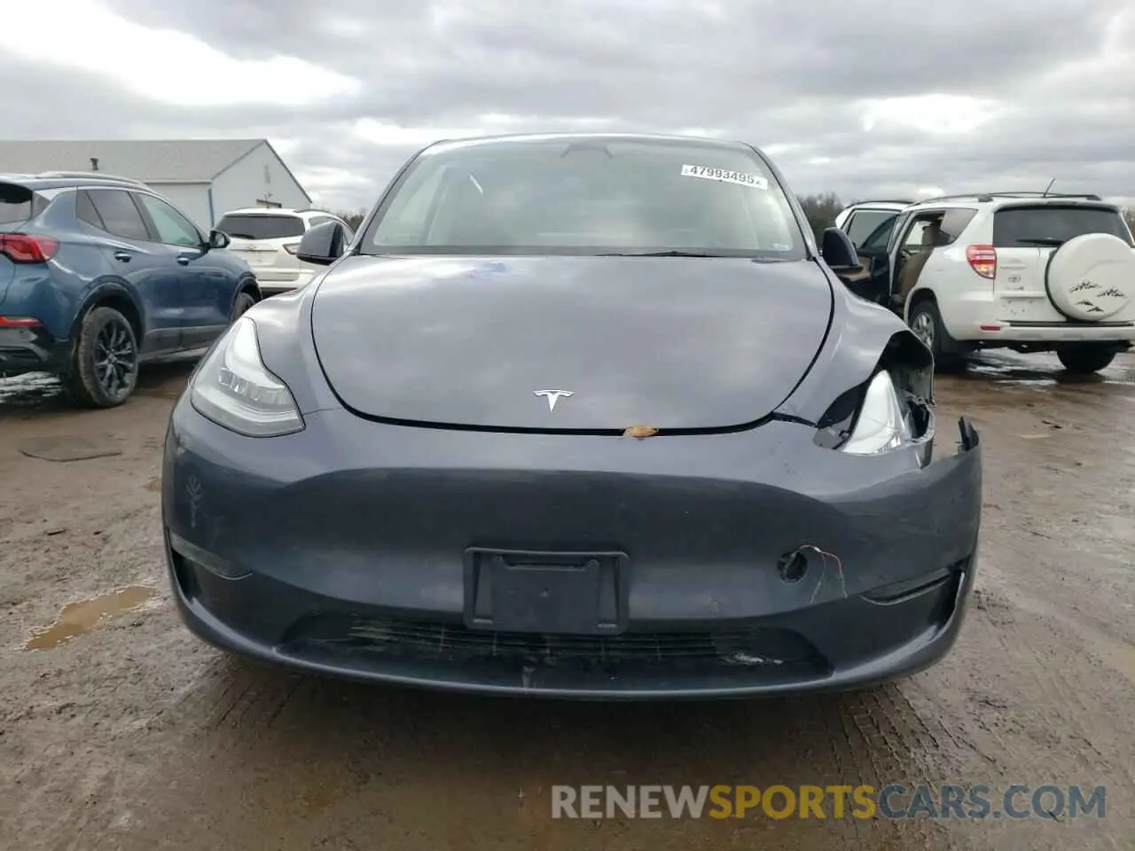 5 Фотография поврежденного автомобиля 7SAYGDEE2NF481388 TESLA MODEL Y 2022