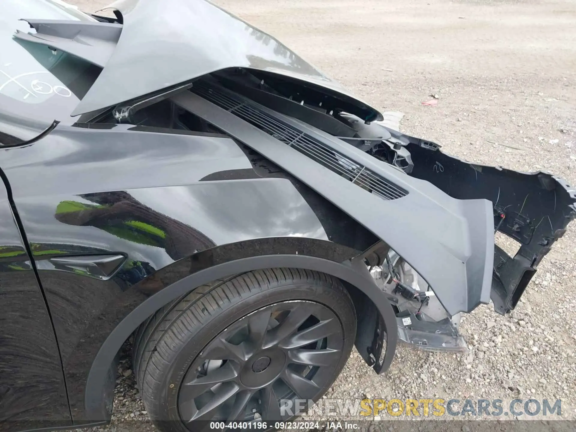 6 Photograph of a damaged car 7SAYGDEE2NF481570 TESLA MODEL Y 2022