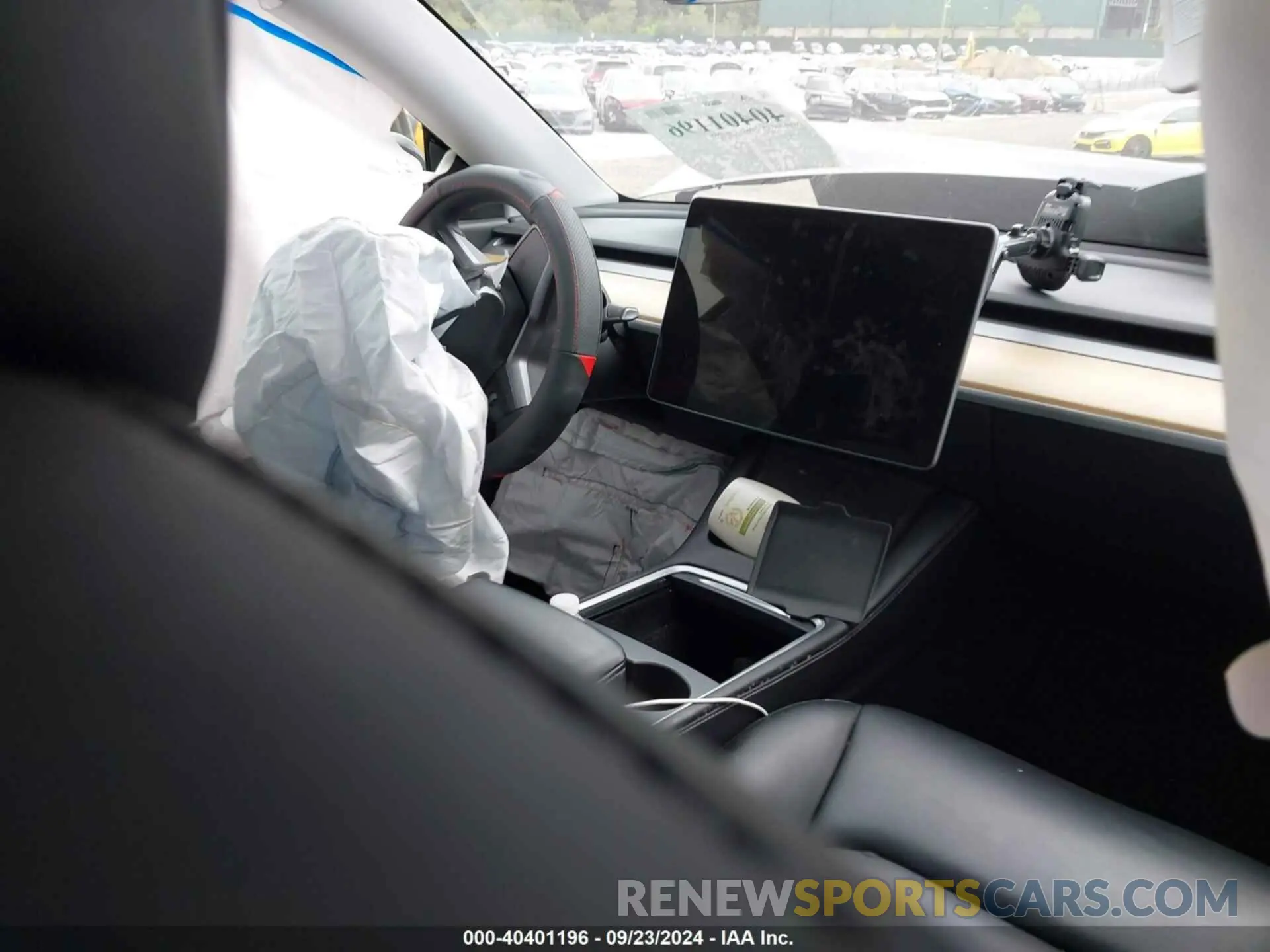 7 Photograph of a damaged car 7SAYGDEE2NF481570 TESLA MODEL Y 2022