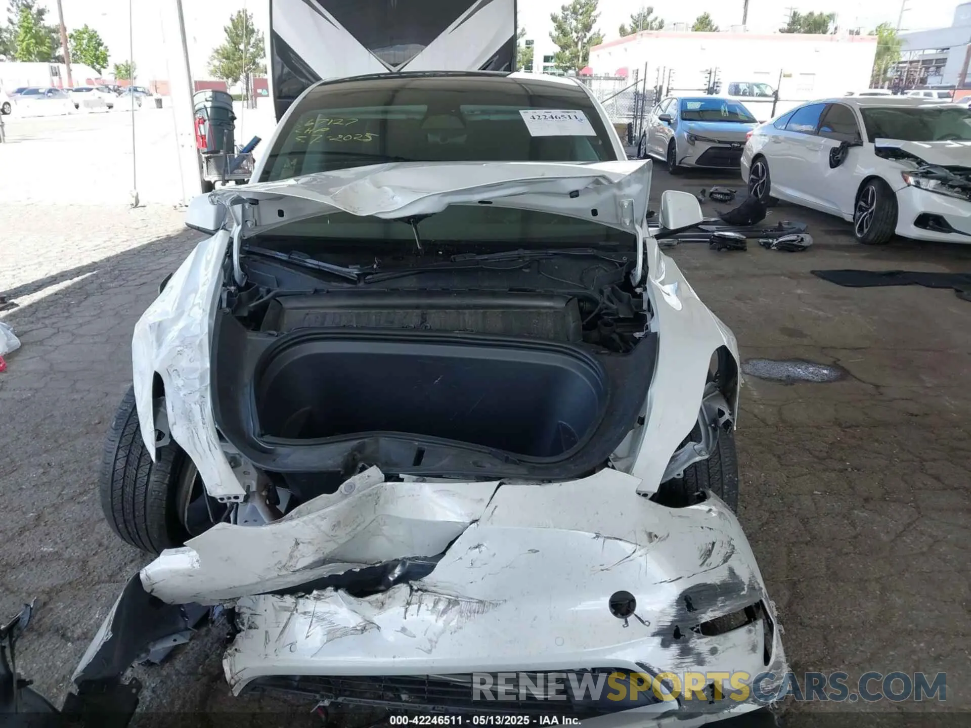 12 Фотография поврежденного автомобиля 7SAYGDEE2NF509769 TESLA MODEL Y 2022