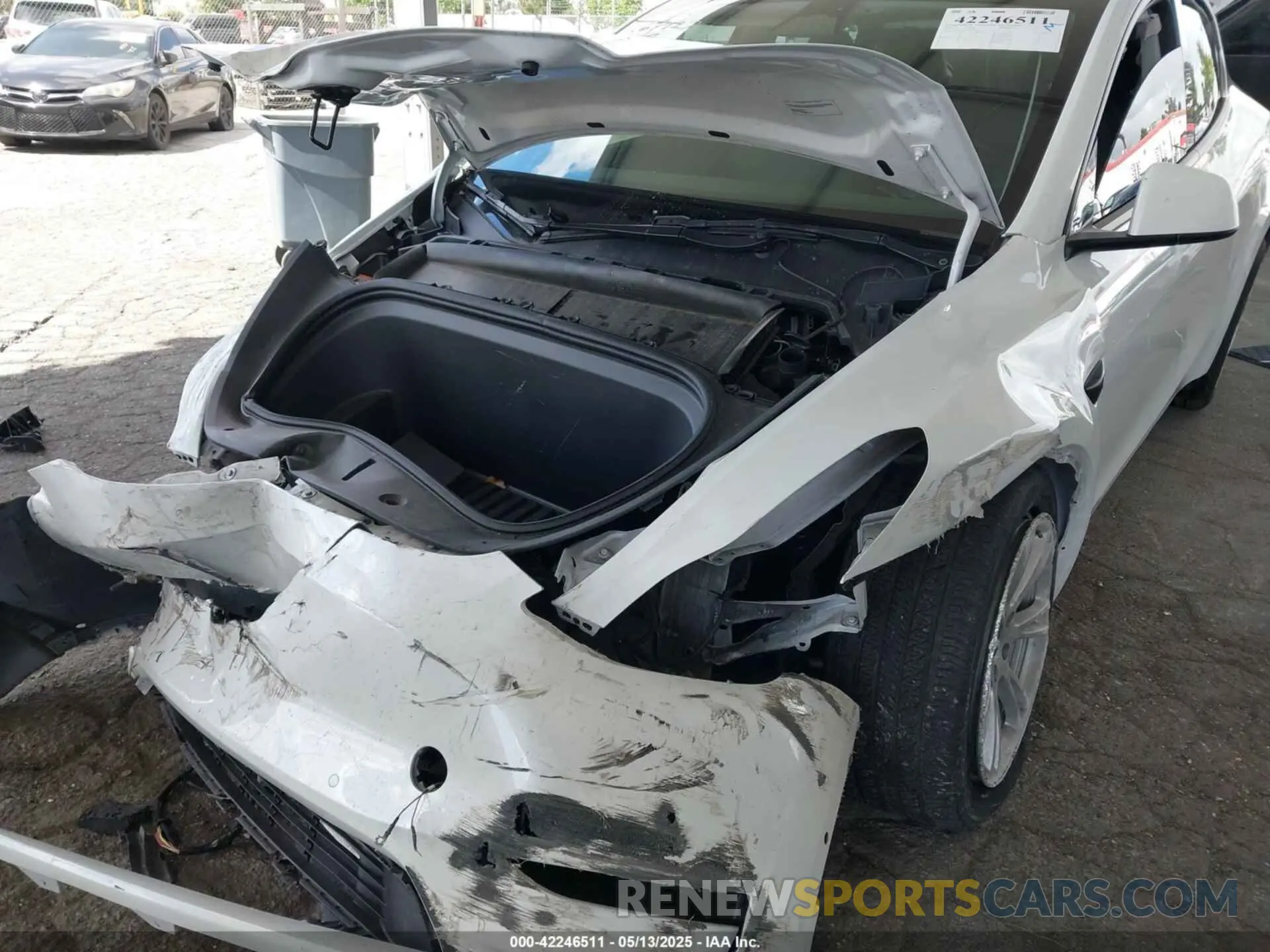 6 Фотография поврежденного автомобиля 7SAYGDEE2NF509769 TESLA MODEL Y 2022