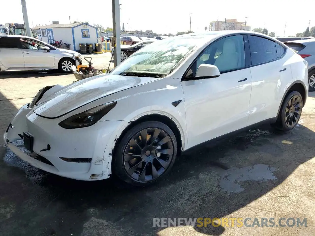 1 Фотография поврежденного автомобиля 7SAYGDEE2NF558177 TESLA MODEL Y 2022