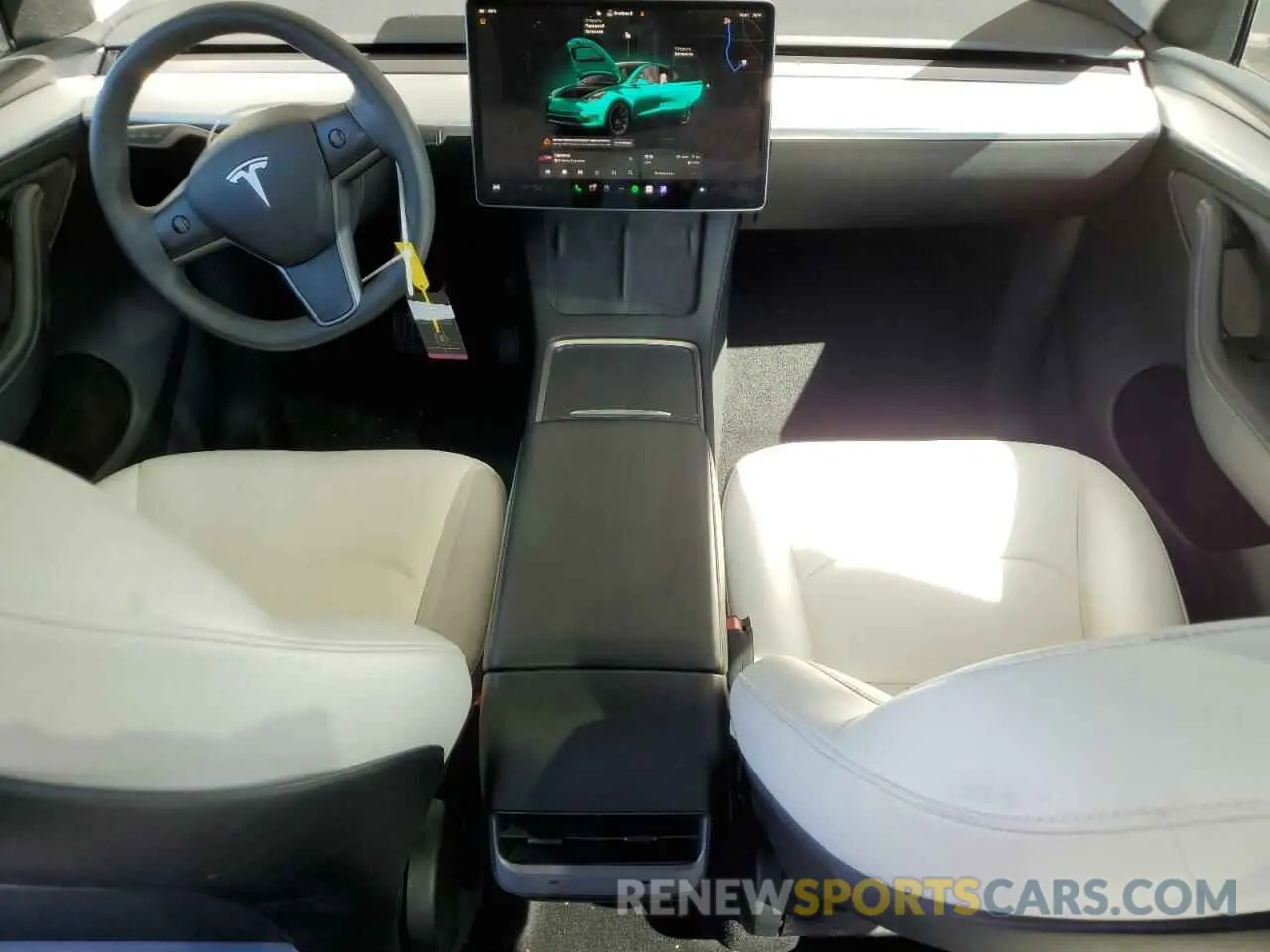 8 Фотография поврежденного автомобиля 7SAYGDEE2NF558177 TESLA MODEL Y 2022