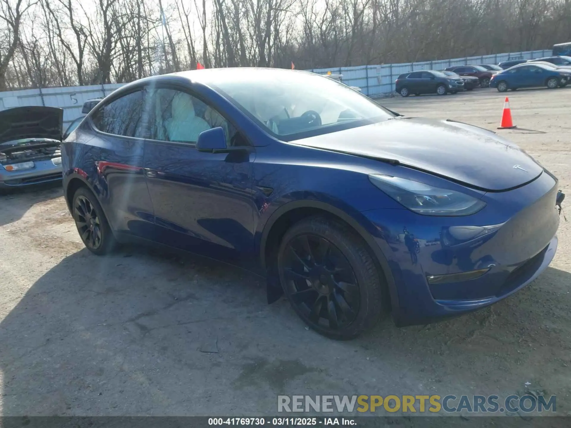 1 Photograph of a damaged car 7SAYGDEE2NF562990 TESLA MODEL Y 2022