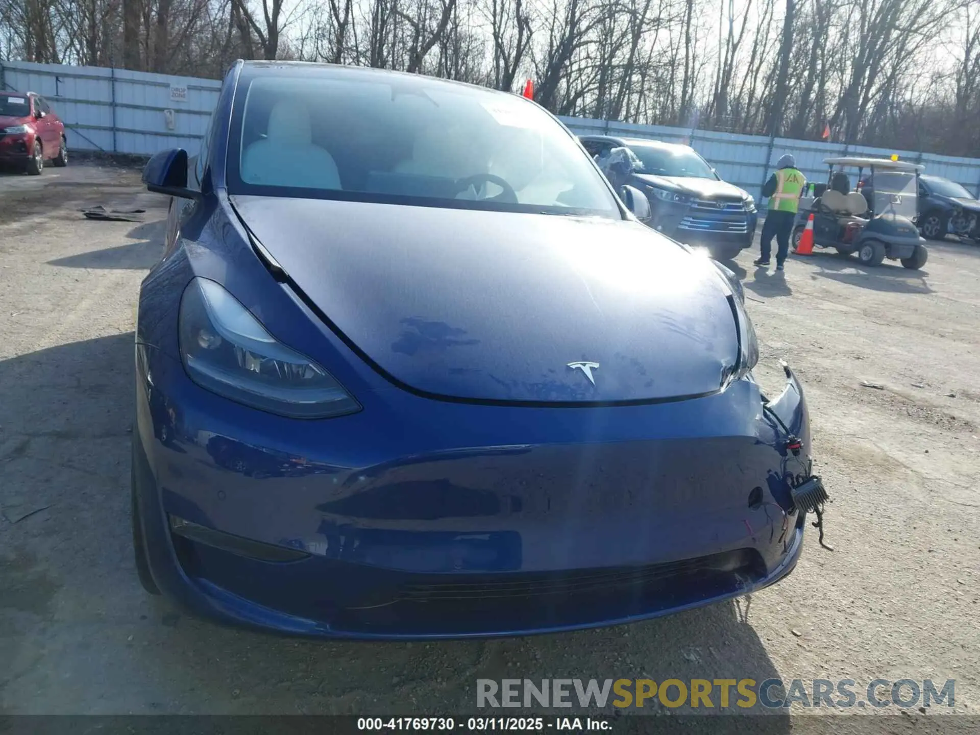 11 Фотография поврежденного автомобиля 7SAYGDEE2NF562990 TESLA MODEL Y 2022