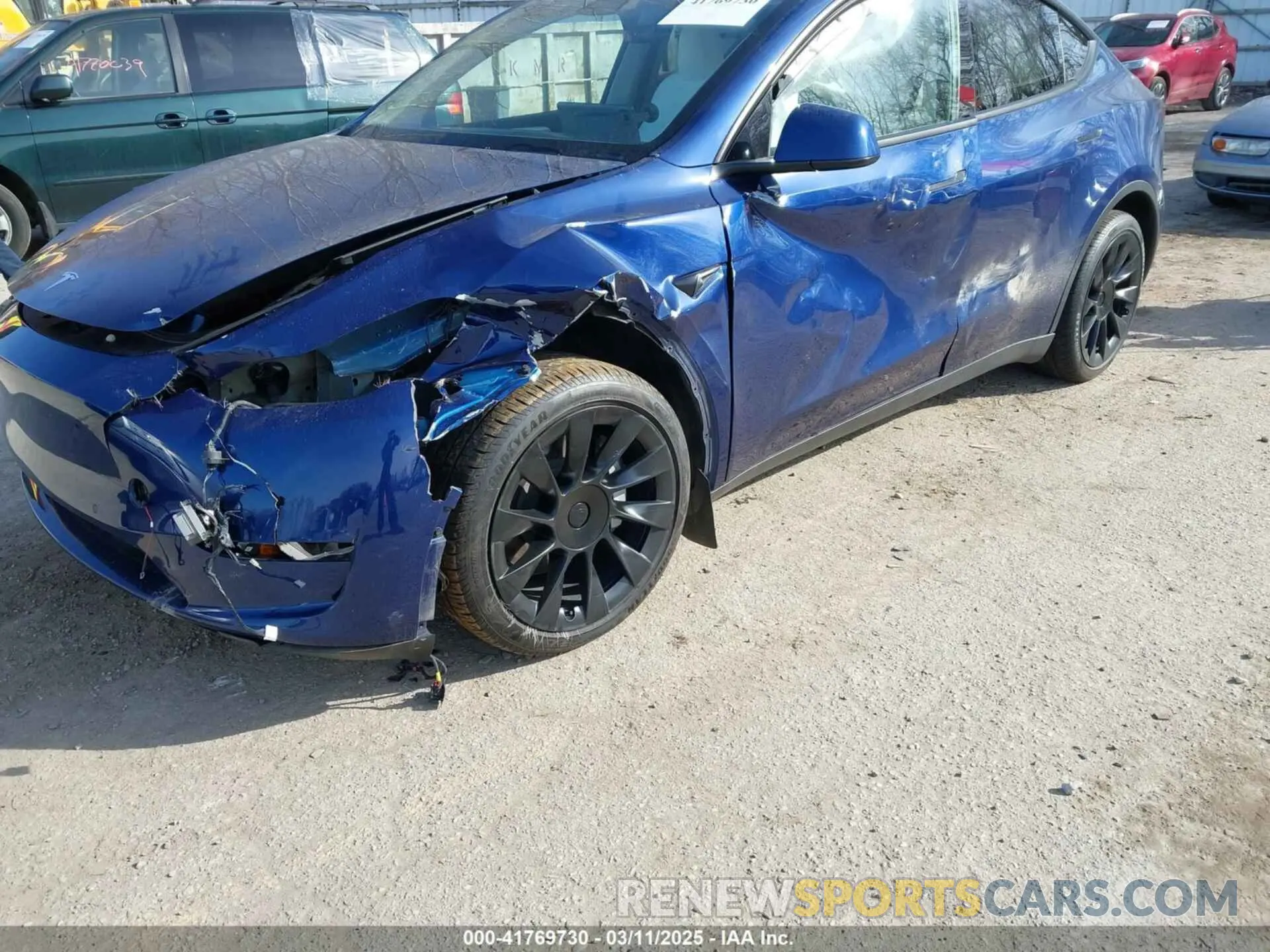 6 Фотография поврежденного автомобиля 7SAYGDEE2NF562990 TESLA MODEL Y 2022