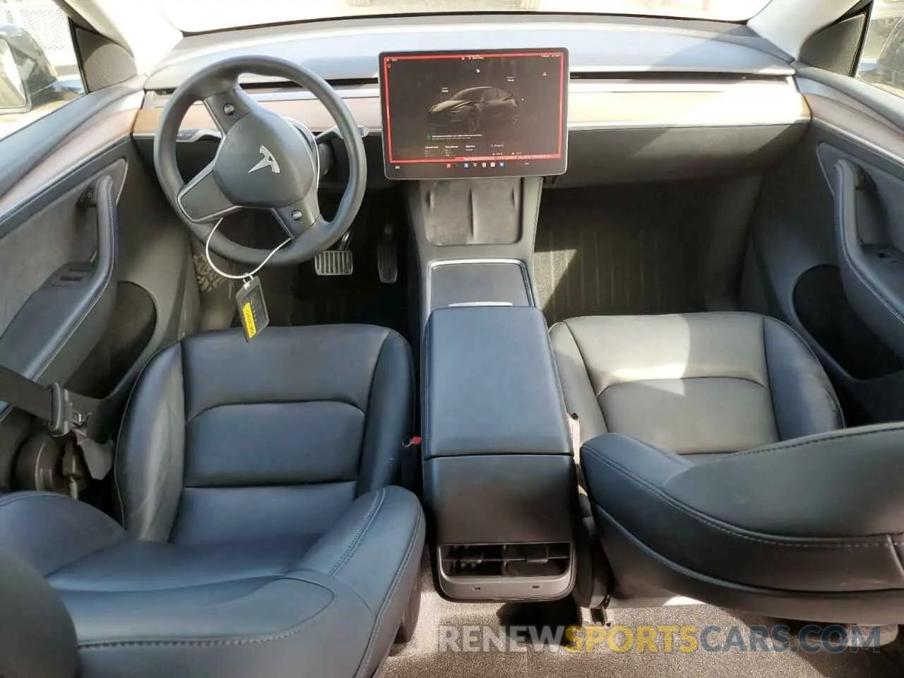 8 Photograph of a damaged car 7SAYGDEE2NF575433 TESLA MODEL Y 2022