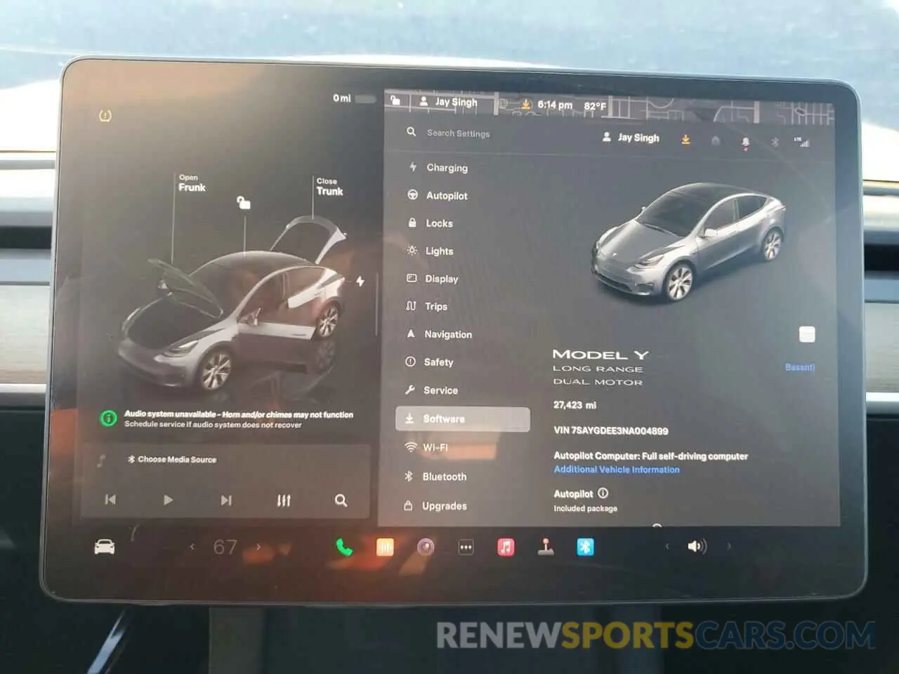 9 Photograph of a damaged car 7SAYGDEE3NA004899 TESLA MODEL Y 2022