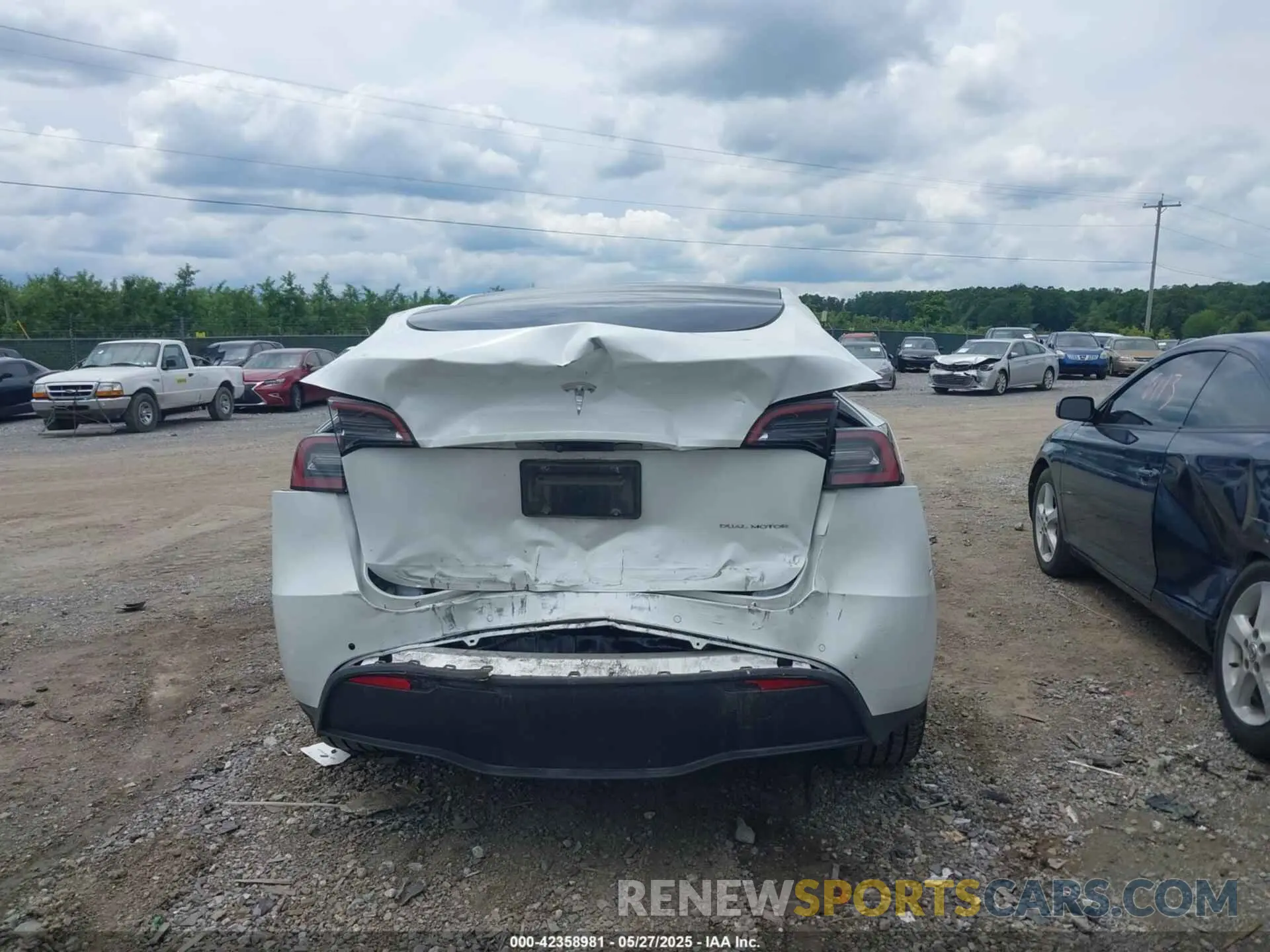 16 Фотография поврежденного автомобиля 7SAYGDEE3NF315963 TESLA MODEL Y 2022