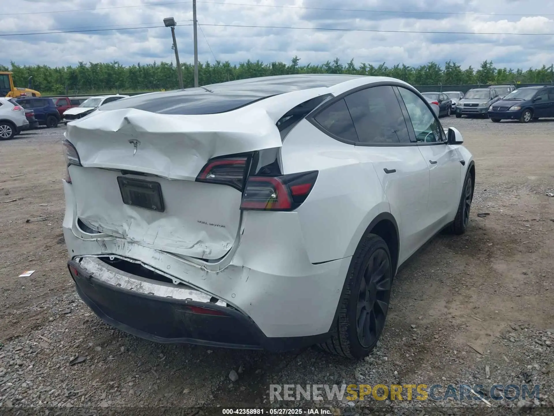4 Фотография поврежденного автомобиля 7SAYGDEE3NF315963 TESLA MODEL Y 2022