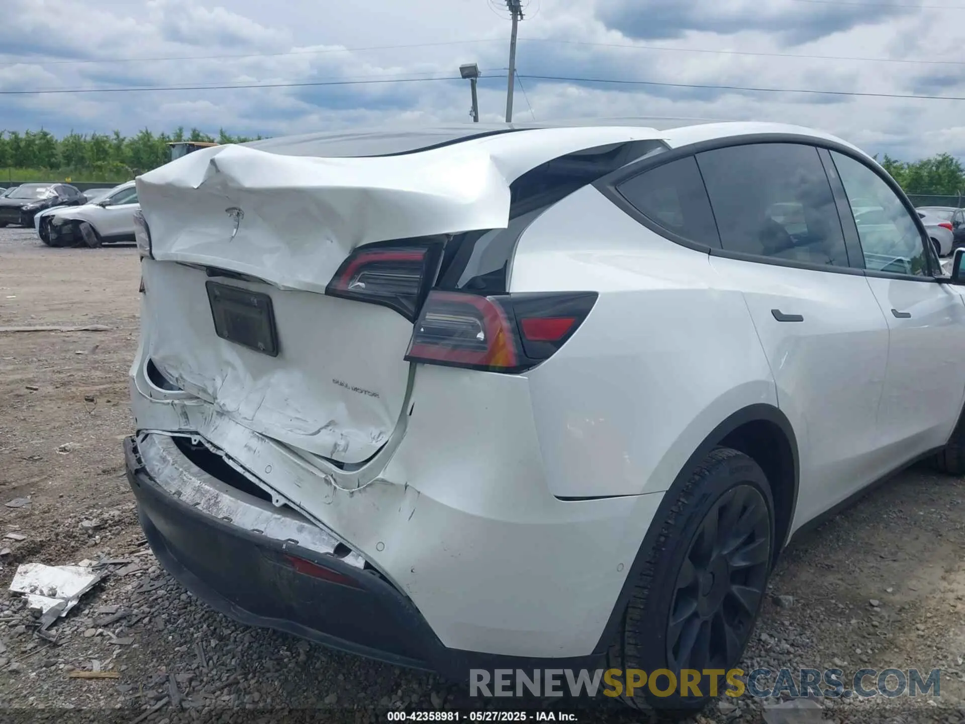 6 Фотография поврежденного автомобиля 7SAYGDEE3NF315963 TESLA MODEL Y 2022