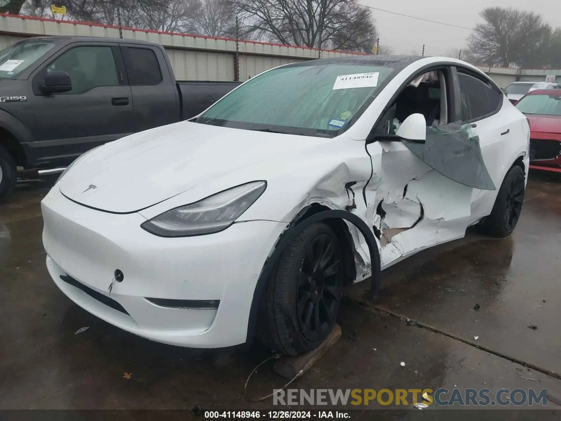 2 Фотография поврежденного автомобиля 7SAYGDEE3NF322122 TESLA MODEL Y 2022