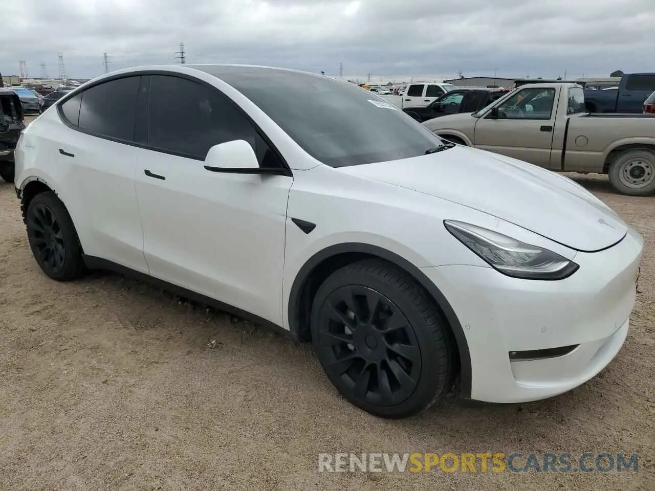 4 Фотография поврежденного автомобиля 7SAYGDEE3NF331483 TESLA MODEL Y 2022