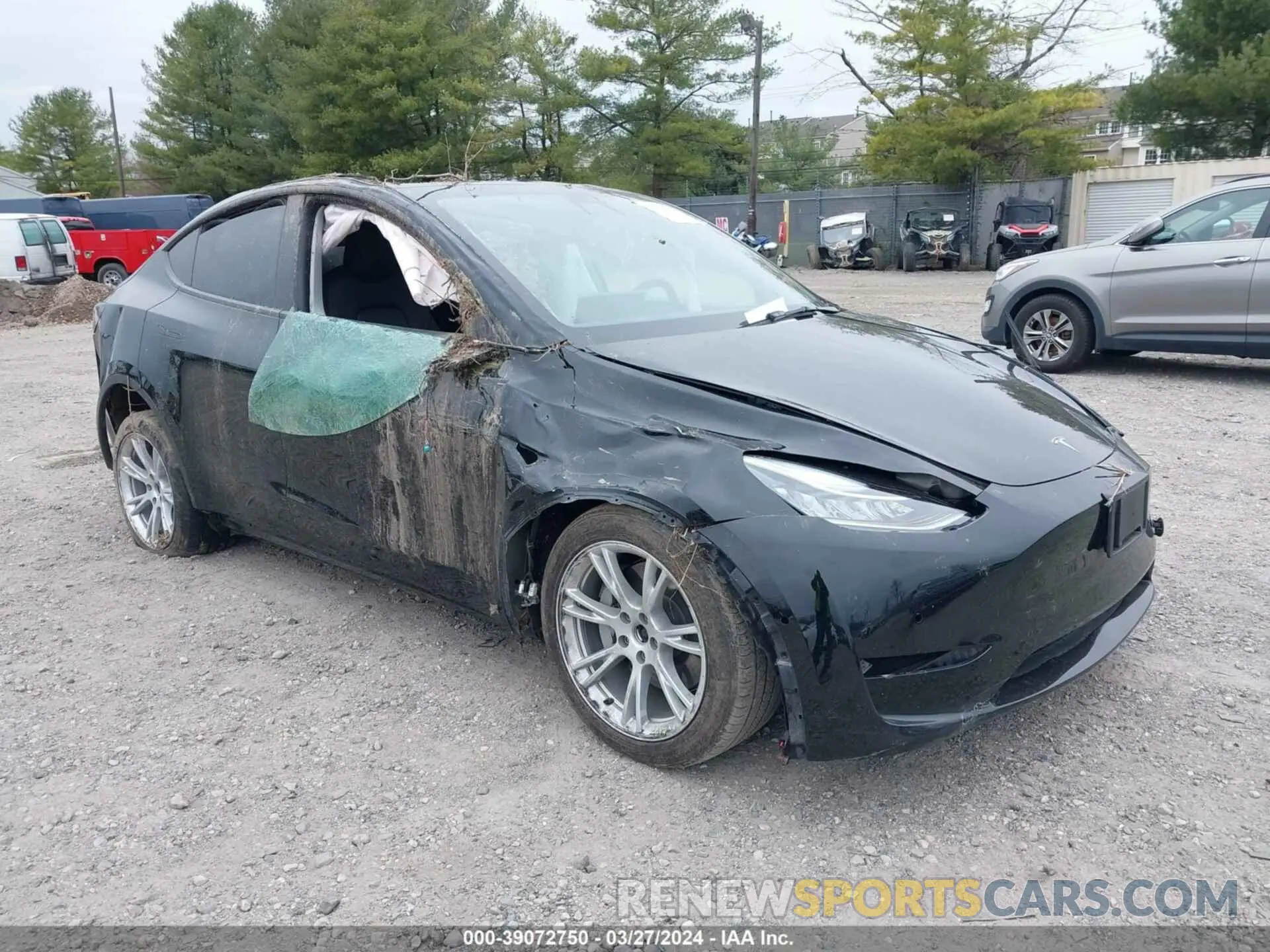 1 Photograph of a damaged car 7SAYGDEE3NF331970 TESLA MODEL Y 2022