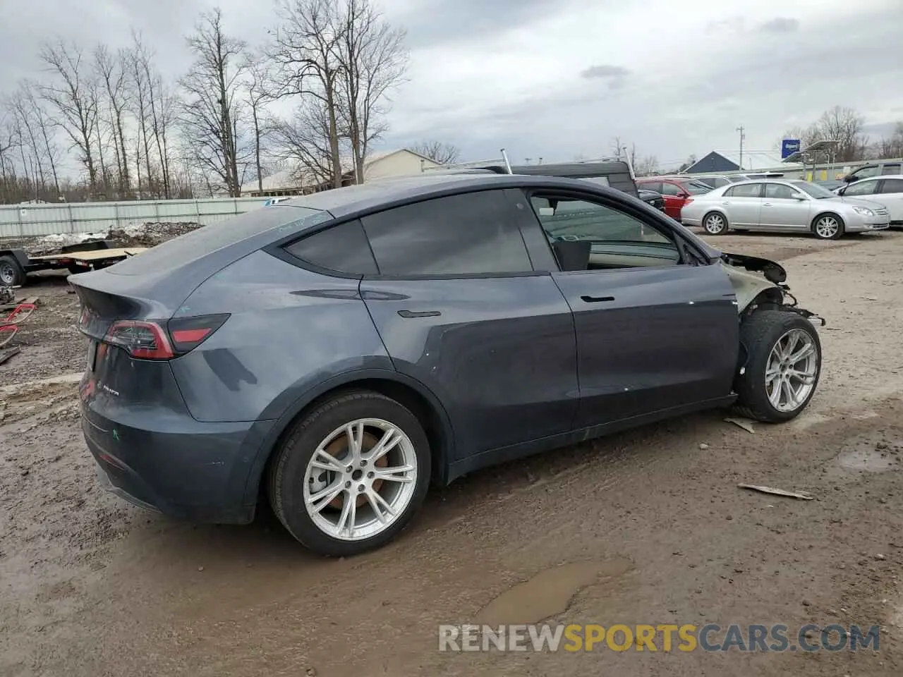 3 Photograph of a damaged car 7SAYGDEE3NF338742 TESLA MODEL Y 2022