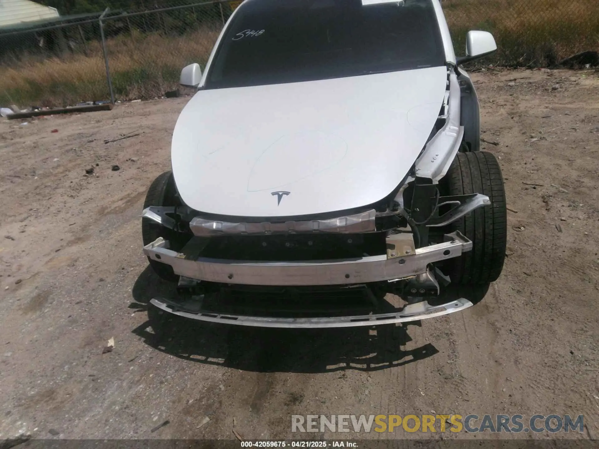 6 Photograph of a damaged car 7SAYGDEE3NF385933 TESLA MODEL Y 2022