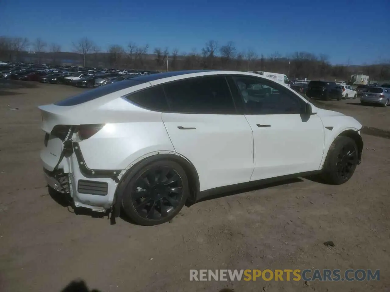 3 Фотография поврежденного автомобиля 7SAYGDEE3NF385950 TESLA MODEL Y 2022