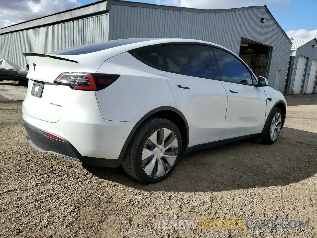 3 Фотография поврежденного автомобиля 7SAYGDEE3NF418039 TESLA MODEL Y 2022
