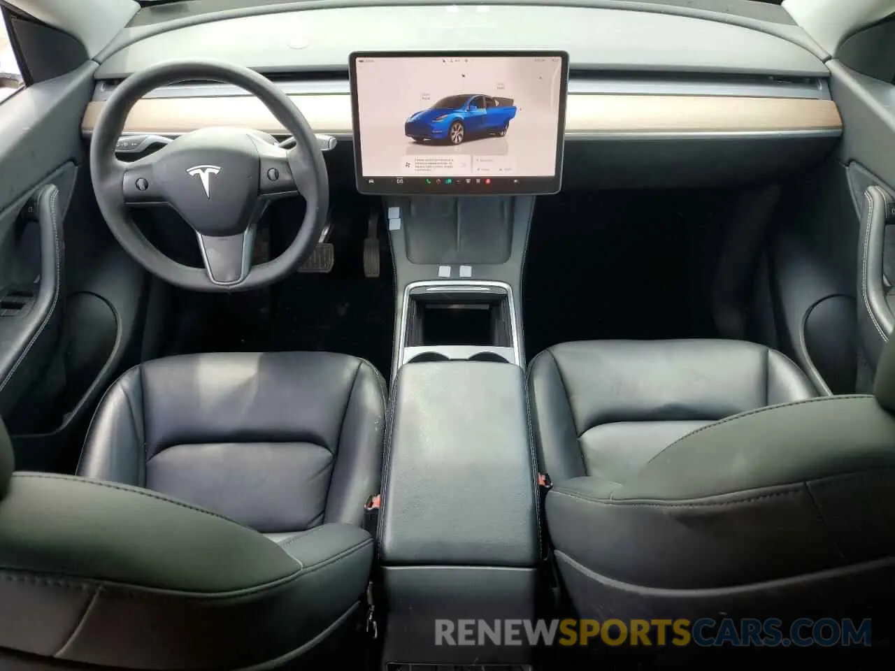 8 Photograph of a damaged car 7SAYGDEE3NF420566 TESLA MODEL Y 2022