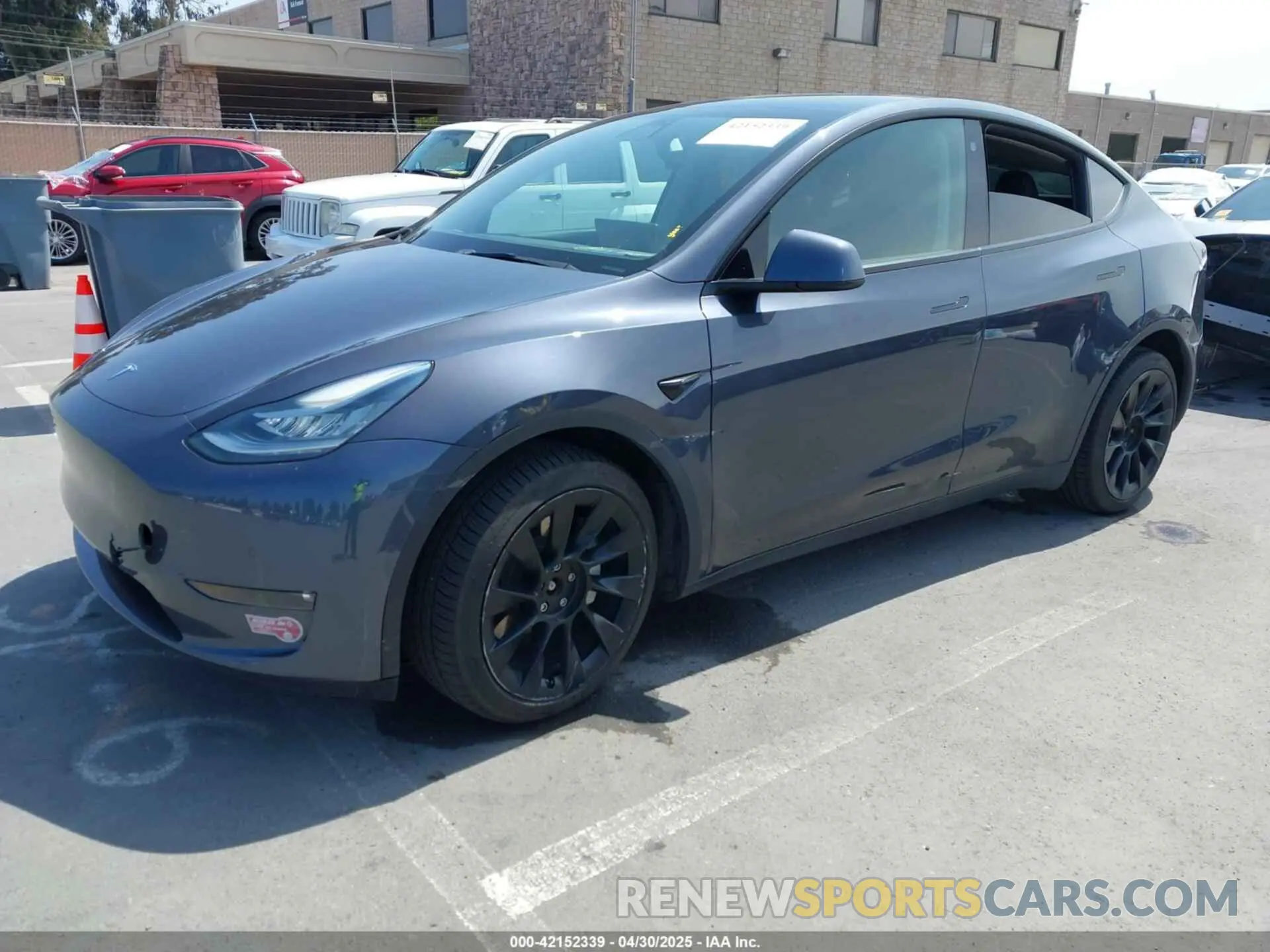 2 Фотография поврежденного автомобиля 7SAYGDEE3NF422205 TESLA MODEL Y 2022