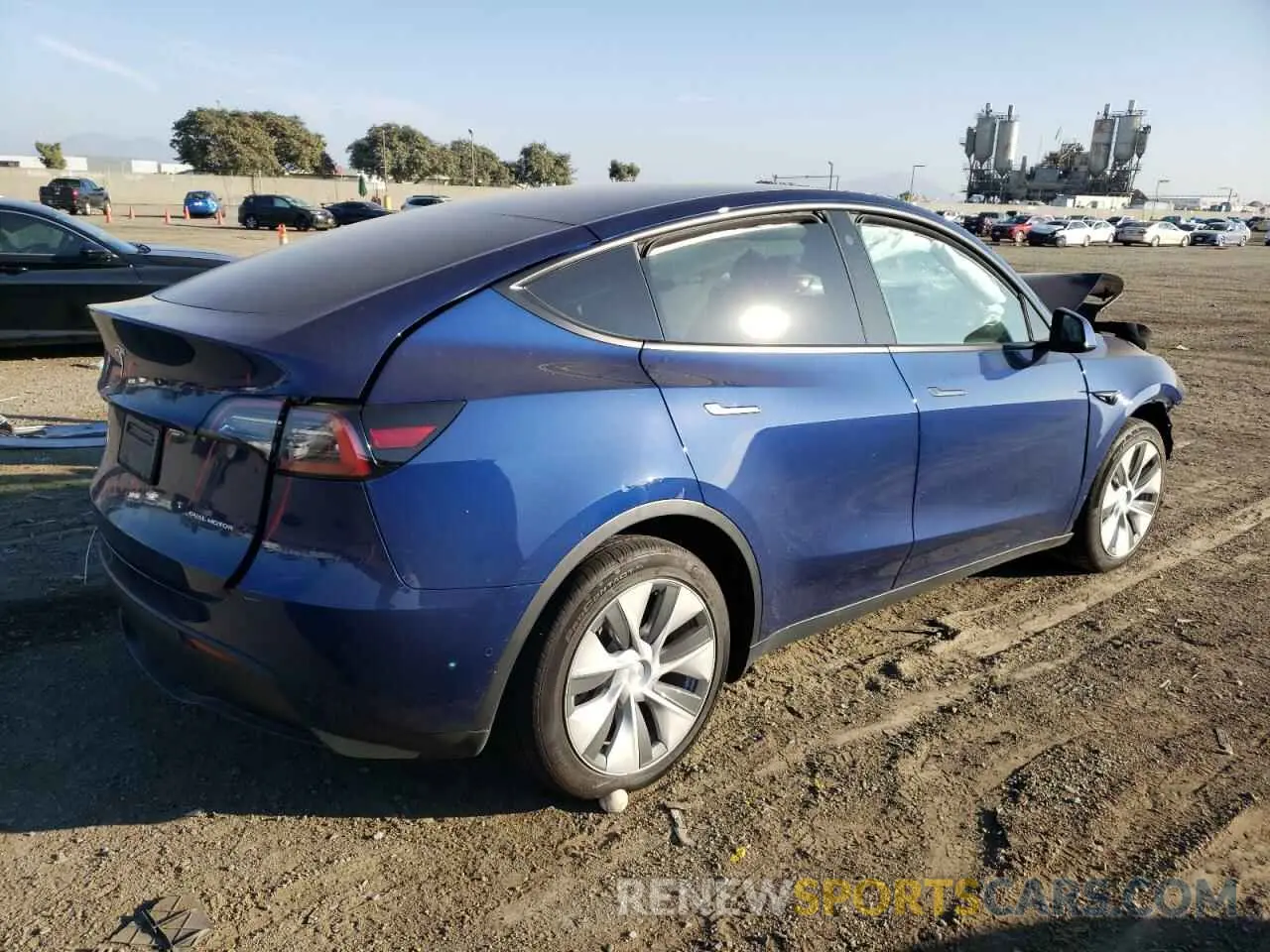 3 Photograph of a damaged car 7SAYGDEE3NF422432 TESLA MODEL Y 2022