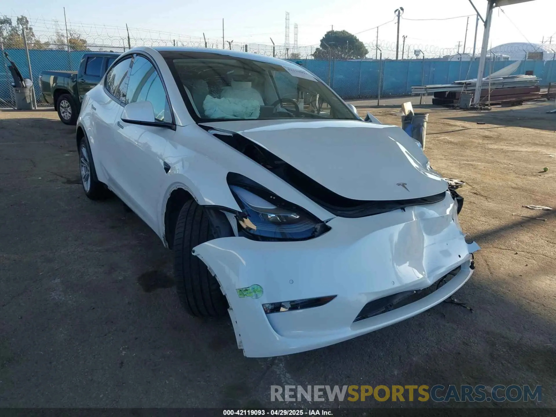 1 Фотография поврежденного автомобиля 7SAYGDEE3NF426030 TESLA MODEL Y 2022