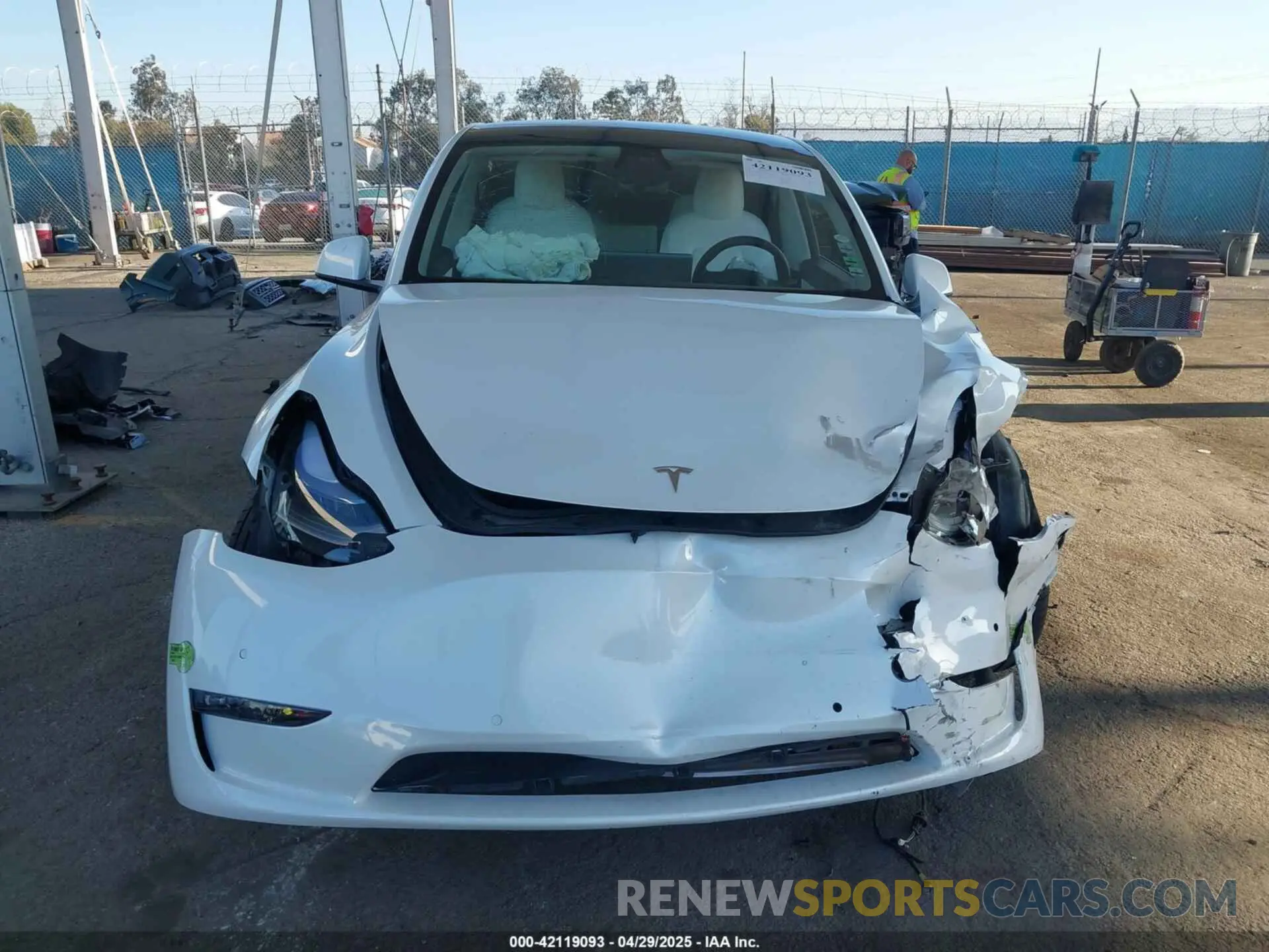 11 Фотография поврежденного автомобиля 7SAYGDEE3NF426030 TESLA MODEL Y 2022