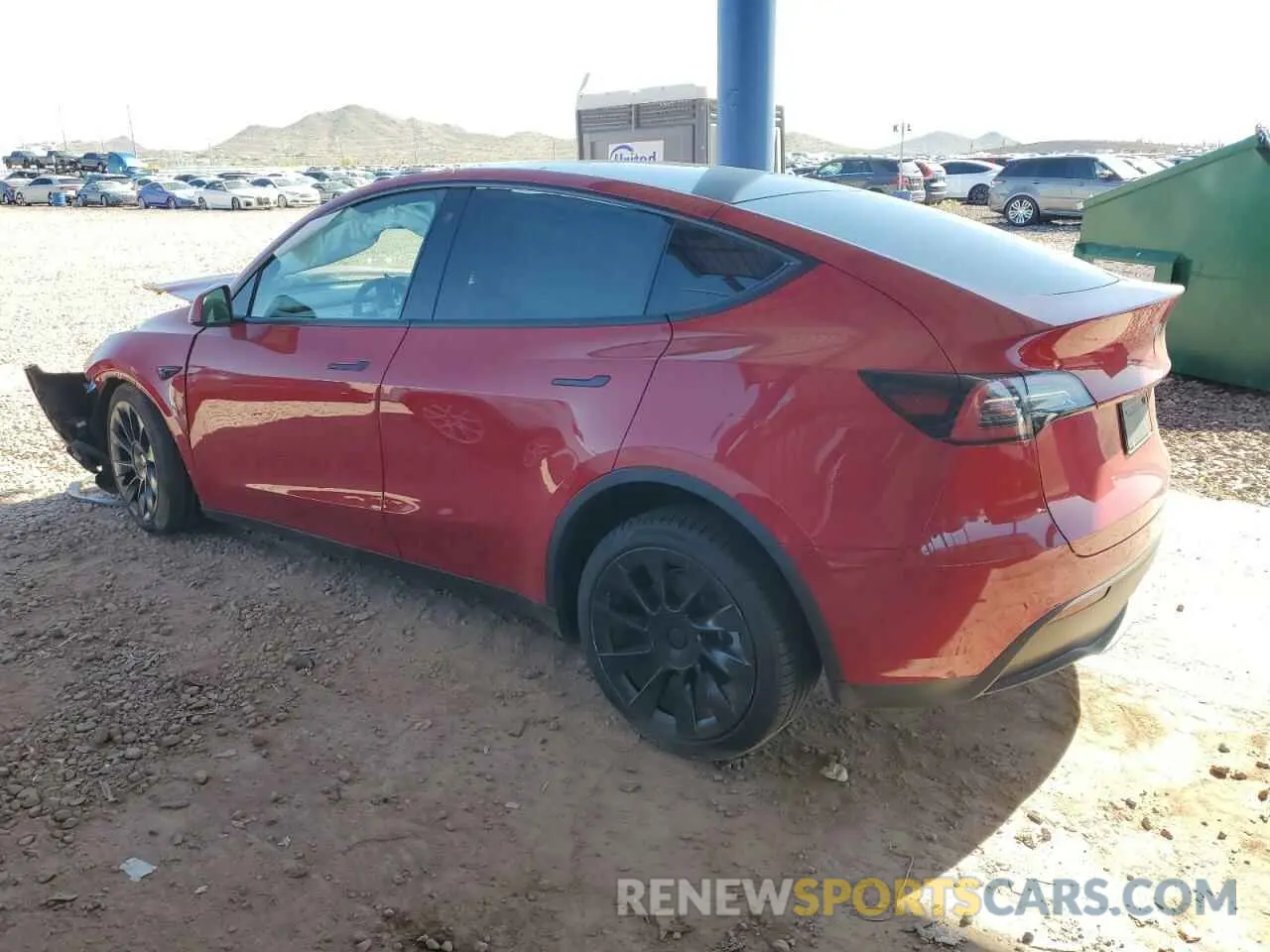 2 Photograph of a damaged car 7SAYGDEE3NF436119 TESLA MODEL Y 2022