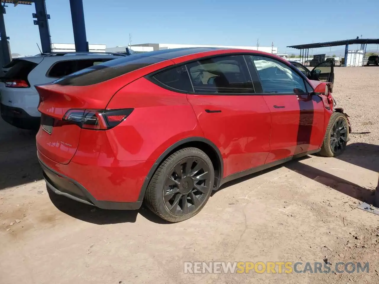 3 Photograph of a damaged car 7SAYGDEE3NF436119 TESLA MODEL Y 2022