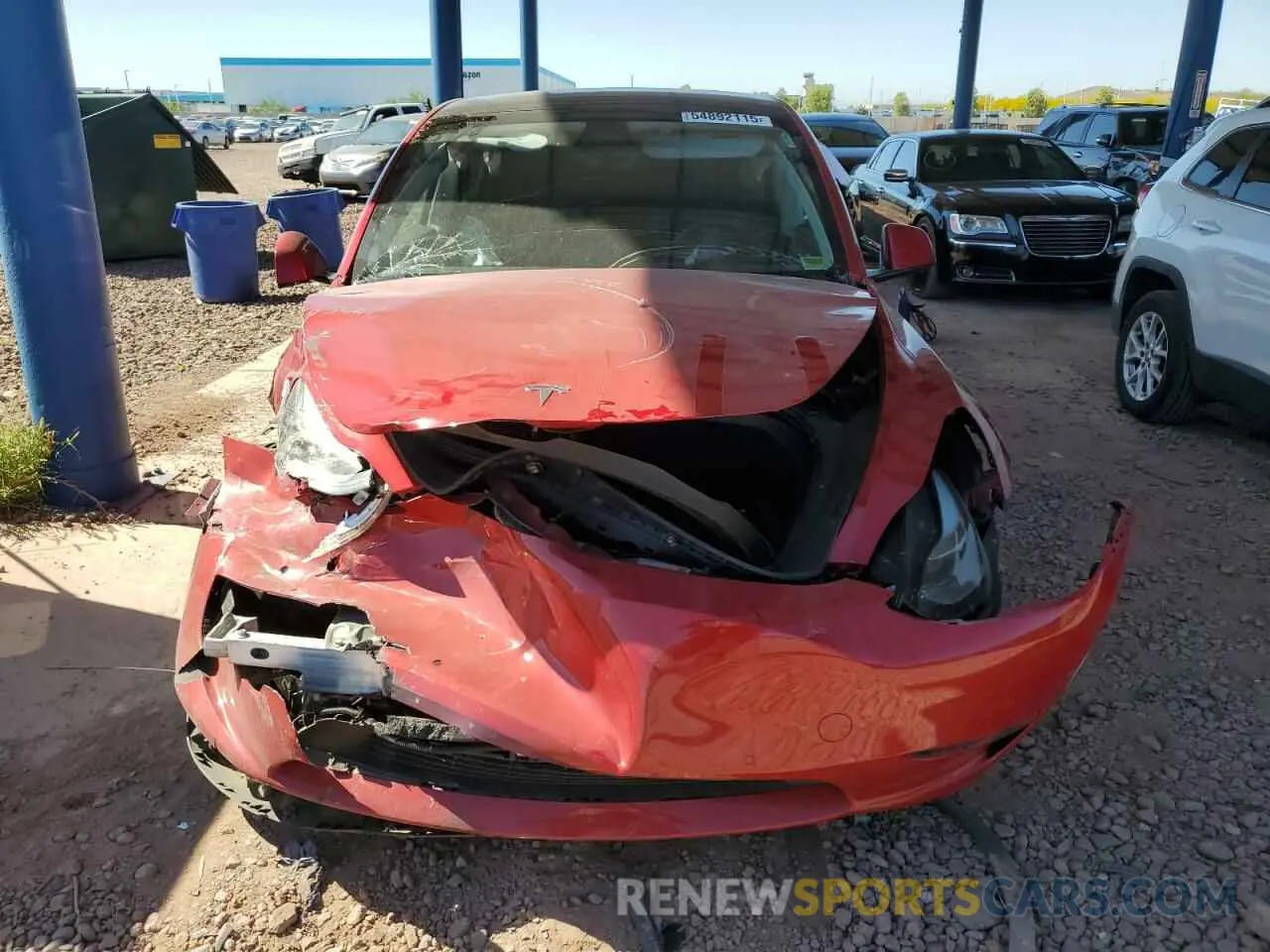 5 Photograph of a damaged car 7SAYGDEE3NF436119 TESLA MODEL Y 2022