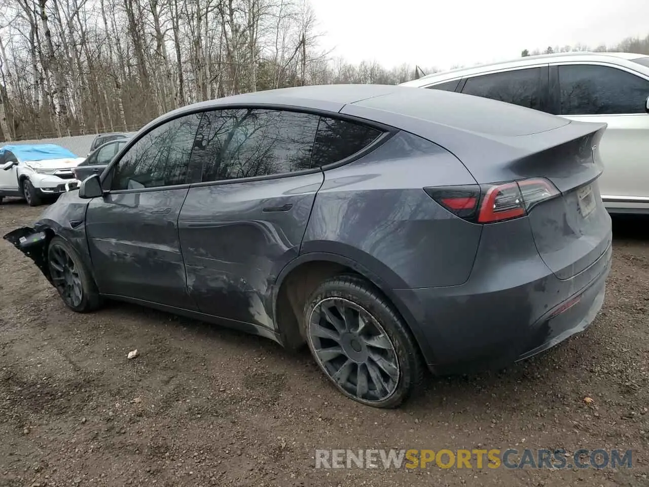 2 Photograph of a damaged car 7SAYGDEE3NF506749 TESLA MODEL Y 2022