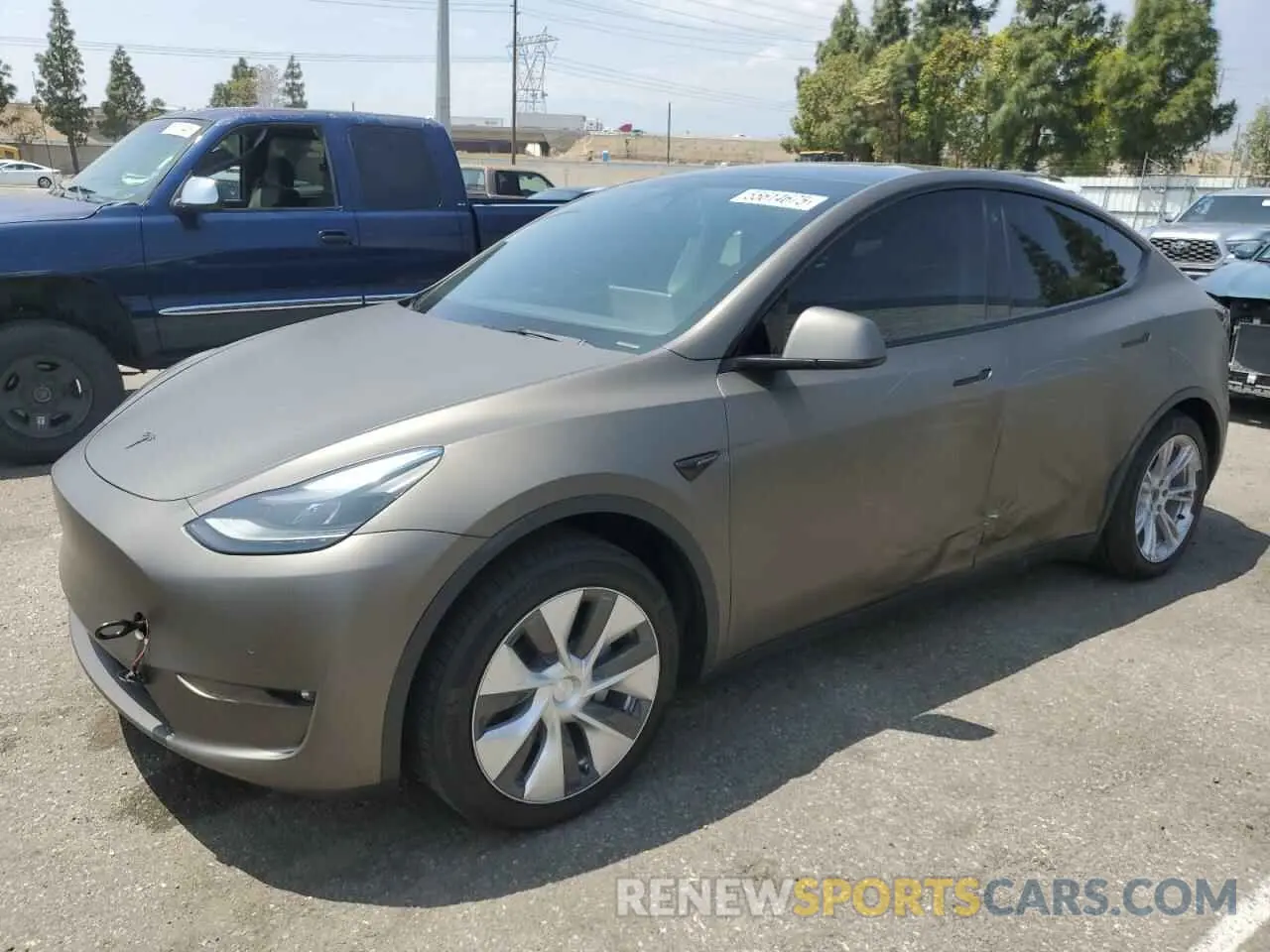 1 Photograph of a damaged car 7SAYGDEE3NF518397 TESLA MODEL Y 2022