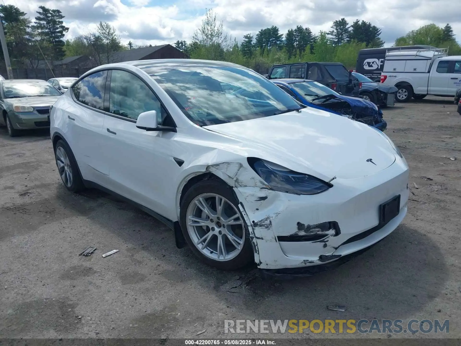1 Photograph of a damaged car 7SAYGDEE3NF533773 TESLA MODEL Y 2022