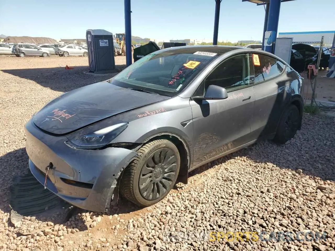 1 Фотография поврежденного автомобиля 7SAYGDEE3NF543705 TESLA MODEL Y 2022