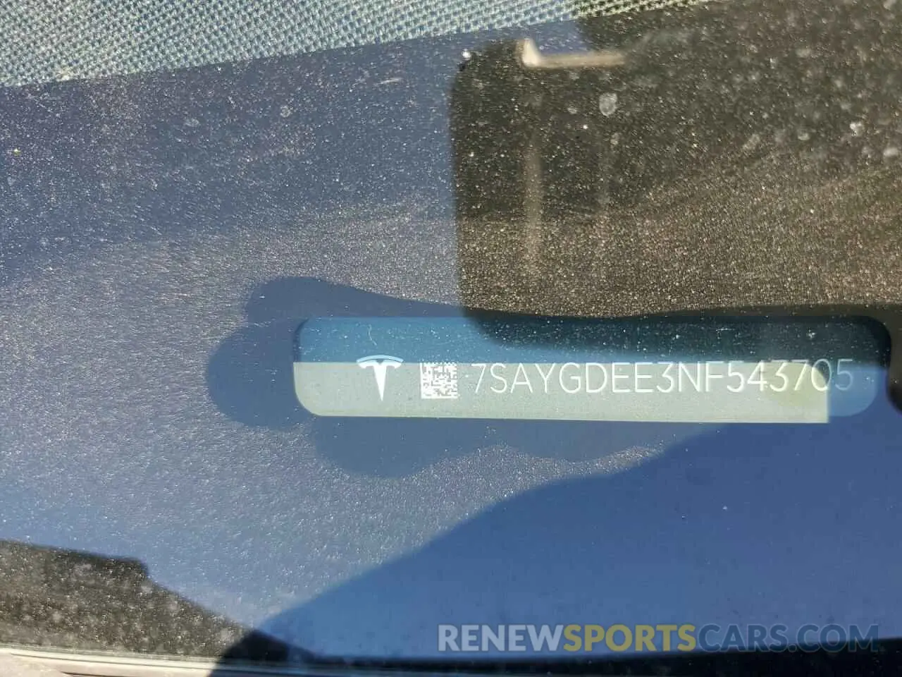 12 Фотография поврежденного автомобиля 7SAYGDEE3NF543705 TESLA MODEL Y 2022