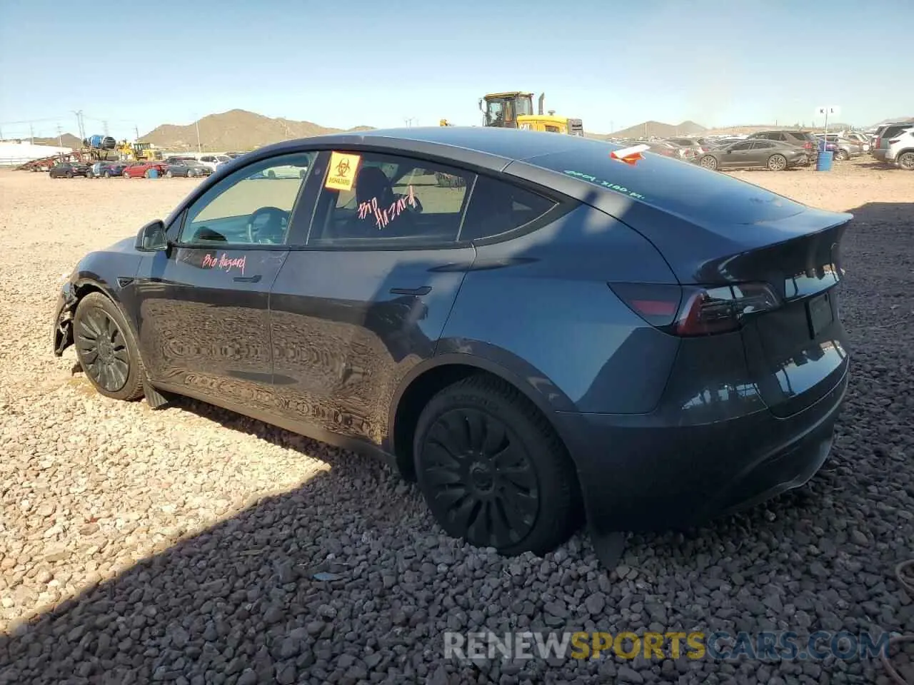 2 Фотография поврежденного автомобиля 7SAYGDEE3NF543705 TESLA MODEL Y 2022