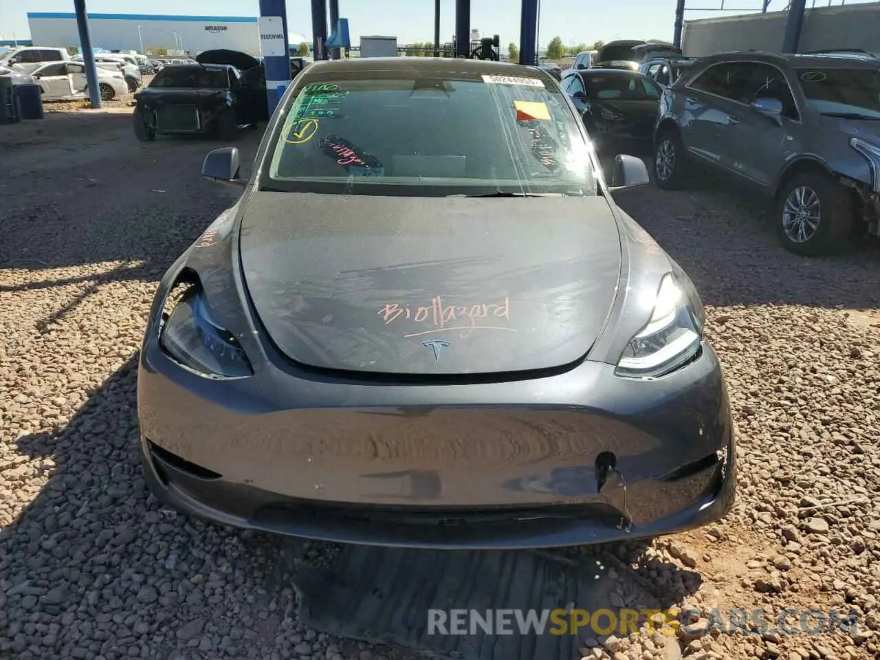 5 Фотография поврежденного автомобиля 7SAYGDEE3NF543705 TESLA MODEL Y 2022
