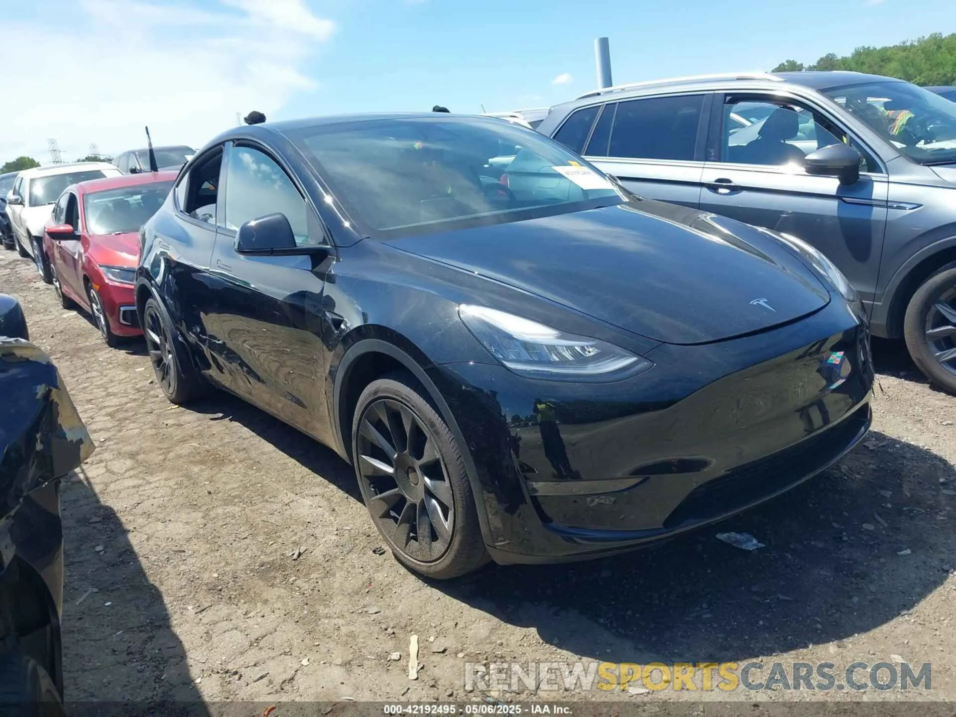1 Фотография поврежденного автомобиля 7SAYGDEE4NA006645 TESLA MODEL Y 2022