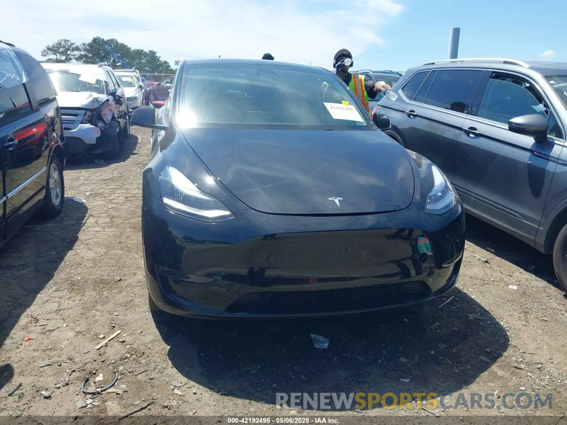 12 Фотография поврежденного автомобиля 7SAYGDEE4NA006645 TESLA MODEL Y 2022