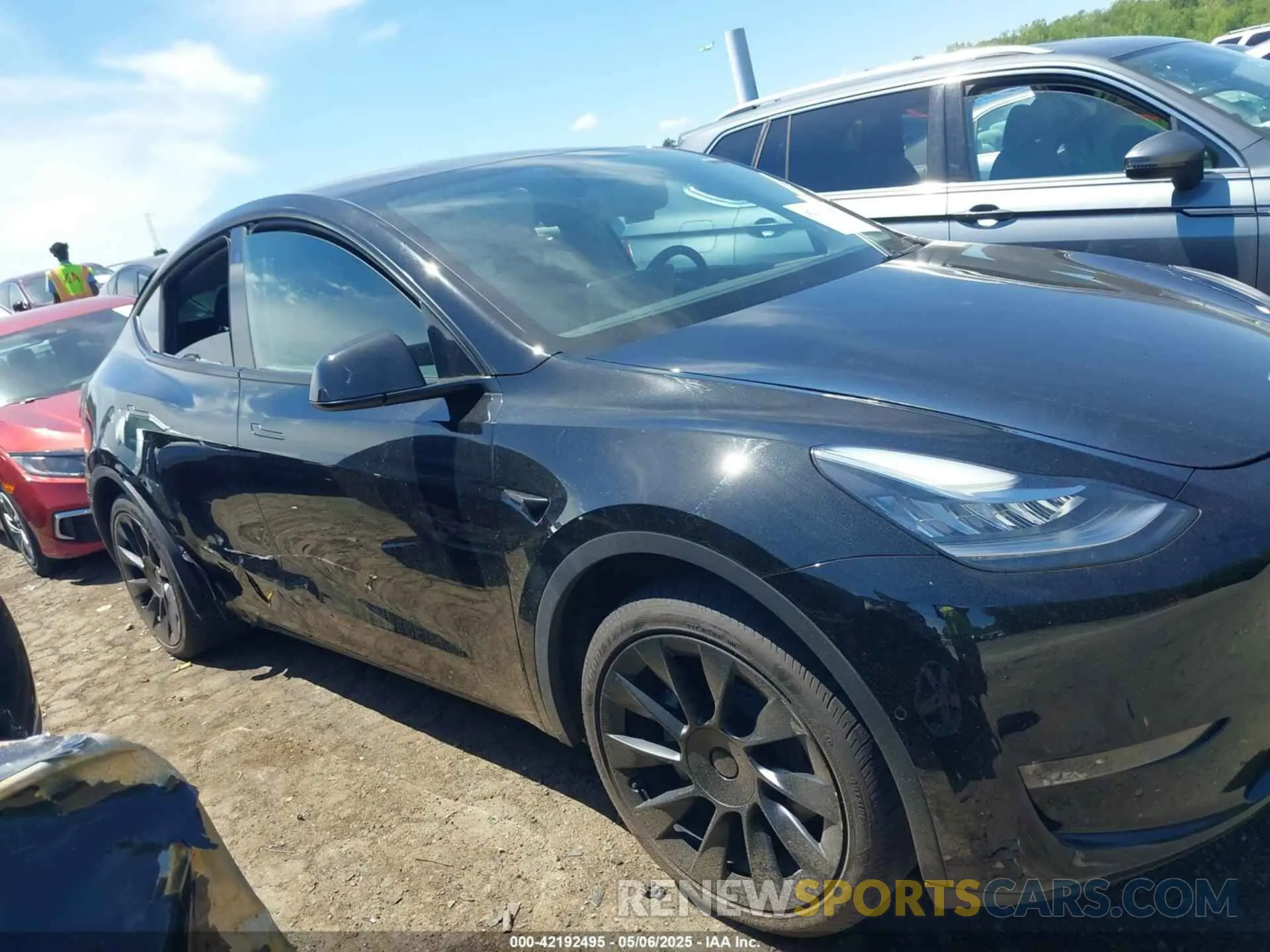 13 Фотография поврежденного автомобиля 7SAYGDEE4NA006645 TESLA MODEL Y 2022